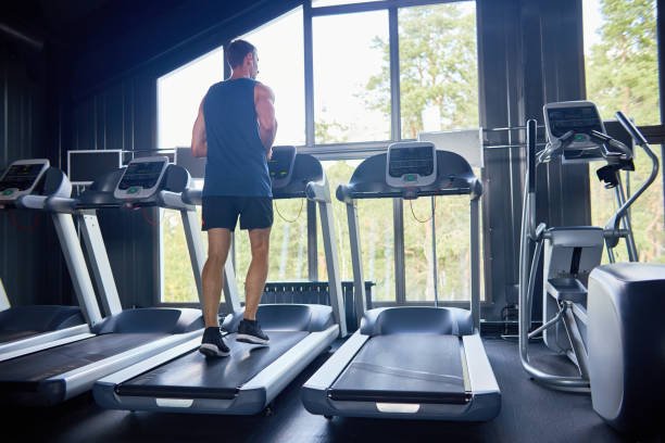 istock Running on Treadmill at Gym 859536318