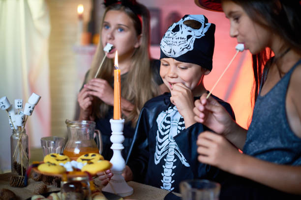 istock Celebrating Halloween with Friends 859536846