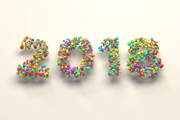 istock 2018 number from colorful balls on white background 859540276