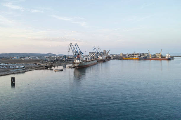 istock ship in the harbour of sete 859547032