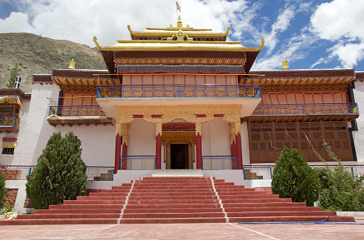 Samstanling Monastery in Nubra Valley in the Ladakh Region of the Indian state of Jammu and Kashmir. It is a Buddhist monastery in Sumur village was founded by Lama Tsultim Nima