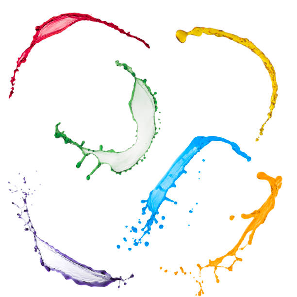 istock collection of splendid color splashes over white background 859547980
