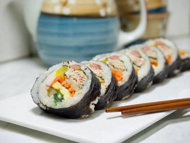 istock Korean food tuna kimbap 859548108
