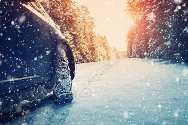 istock winter road in the morning 859563348