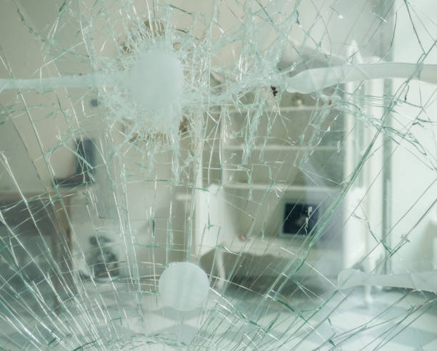 istock Damaged door after a burglary 859572234
