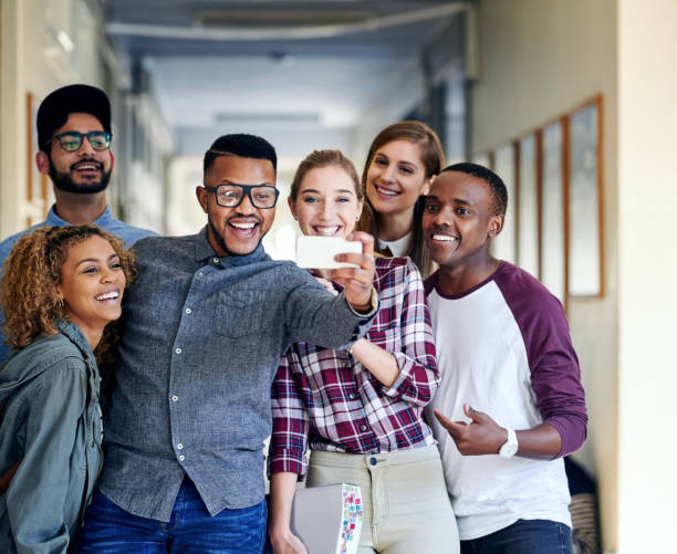 istock There's always time for a selfie 859580988