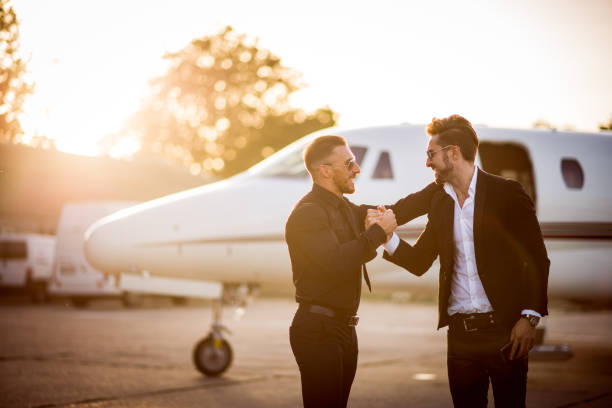 istock Men at the airport 859581092