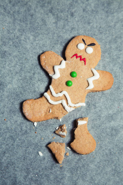istock Homemade gingerbread man cookie 859583782
