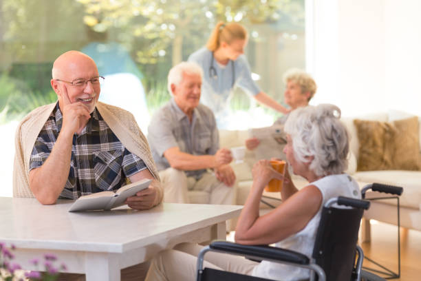 istock Elder talking to woman 859584198