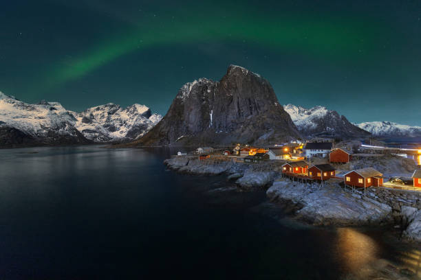 istock Northern Lights in Norway on Lofoten. 859584650