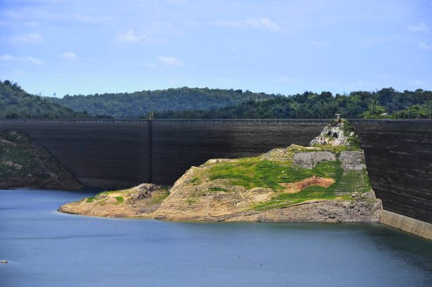 istock Khun Dan Prakan Chon dam project fortress 859584800