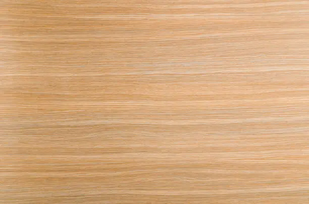 Background of a bright oak board close up