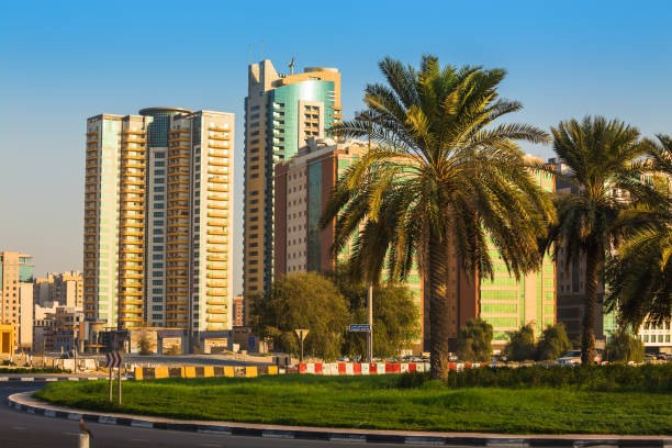 istock General view of modern buildings in Sharjah 859593384