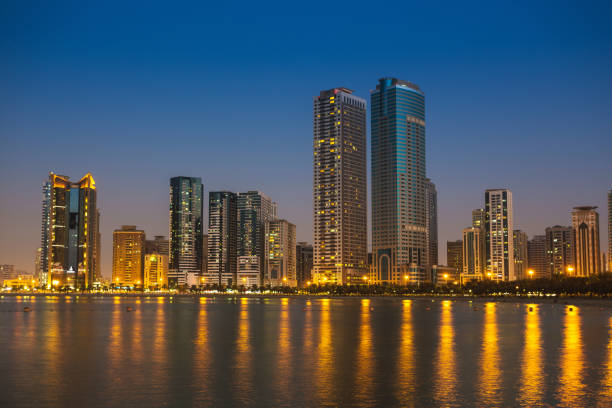 istock General view of modern buildings in Sharjah 859593402