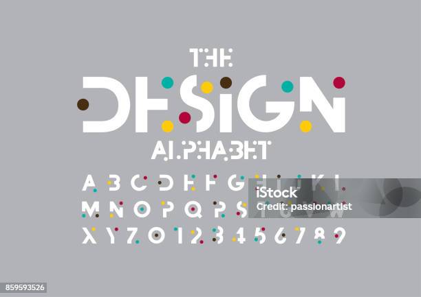 Abstract Alphabet Stock Illustration - Download Image Now - Alphabet, Text, Typescript