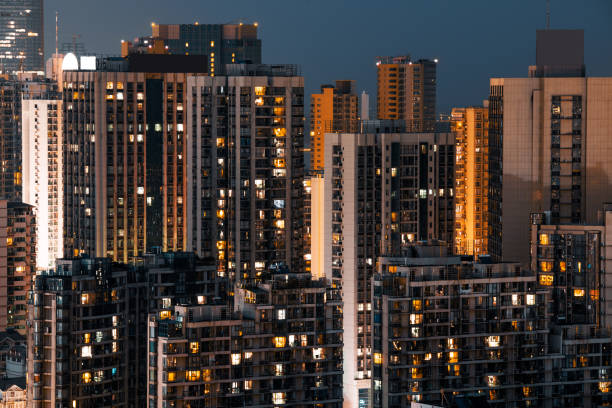 istock panoramic view of shanghai skyline with huangpu river at dusk 859596902