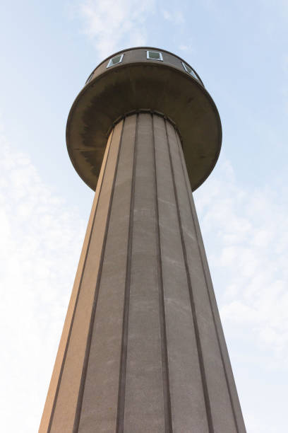 istock Old water tower from the 1950s converged to an apartment 859612844