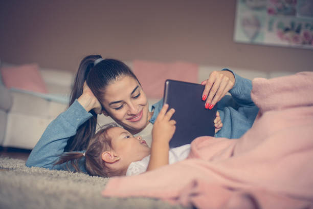istock Mother an daughter at home. 859616470