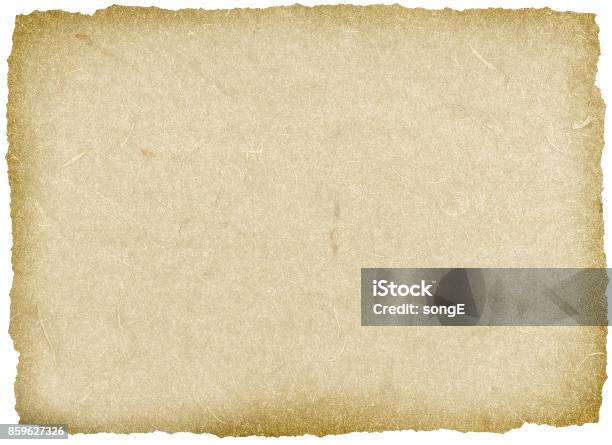 A Traditional Korean Paper That Has Been Roughly Ripped From All Sides  Stock Illustration - Download Image Now - iStock