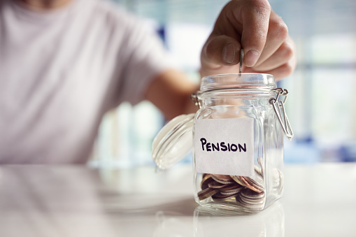 Ahorro y de pensiones planificación photo