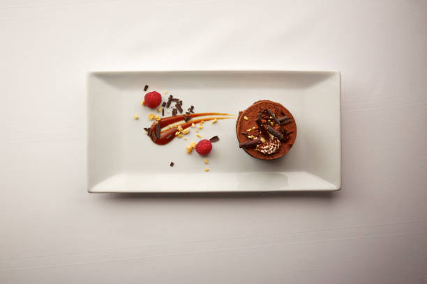 istock Overhead shot of a gourmet chocolate dessert 859630542