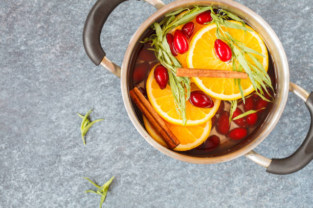 istock winter compote with cornelian and spices or mulled wine 859631128
