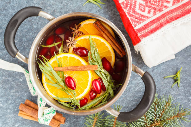 istock winter compote with cornelian and spices or mulled wine 859631232