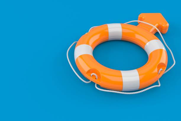 istock Life buoy in male gender shape 859654614