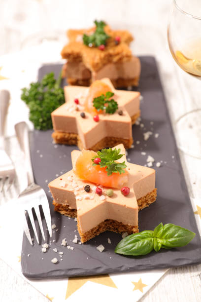 istock toast with foie gras and salmon 859662716
