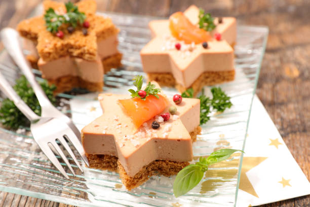 istock toast with foie gras and salmon 859662720