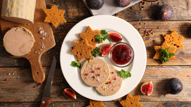 foie gras and gingerbread cake