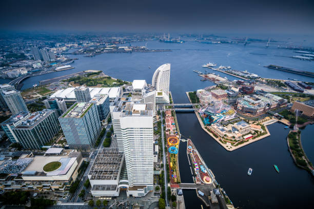 istock Aerial View of Yokohama 859663672