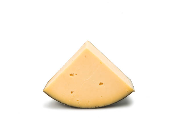 istock Piece of cheese isolated 859672016