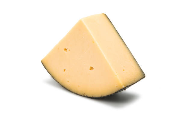 istock Piece of cheese isolated 859674170