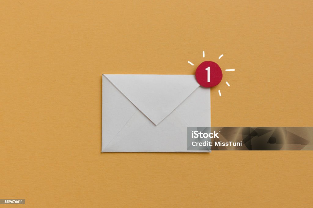 Sie haben eine neue e-mail - Lizenzfrei E-Mail Stock-Foto
