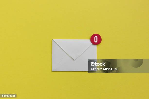 Empty Inbox Zero Emails Stock Photo - Download Image Now - E-Mail Inbox, Zero, Empty