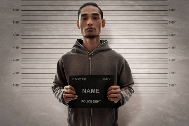 istock Mugshot of criminal 859683376