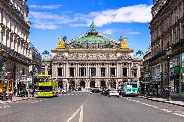 パリのグランド オペラ座 (オペラ ・ ガルニエ) のオペラハウスします。パリ、フランス - opera opera garnier paris france france ストックフォトと画像