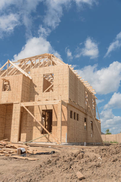 istock Wooden frame house under construction Pearland, Texas, USA 859691308
