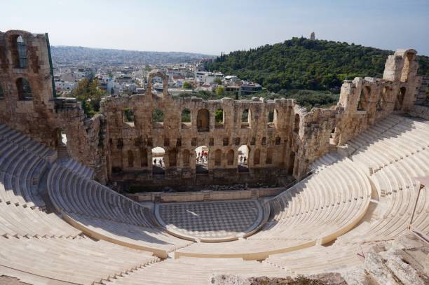 istock Theatre at the Acropolis, Athens 859695020