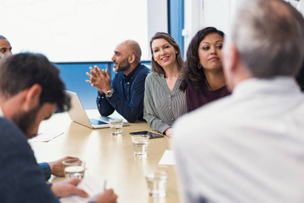 istock Business people planning in meeting at board room 859699016