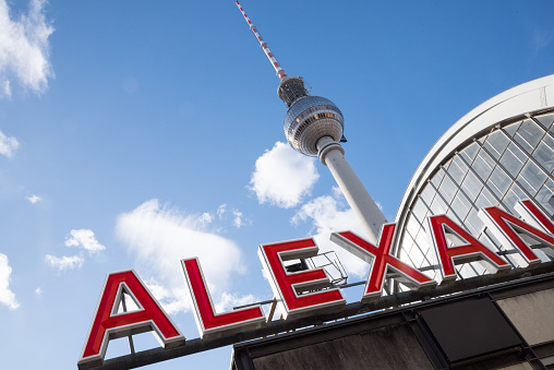 Alexanderplatz and TV Tower in Berlin