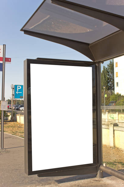 istock Billboard on bus stop in city 859723642