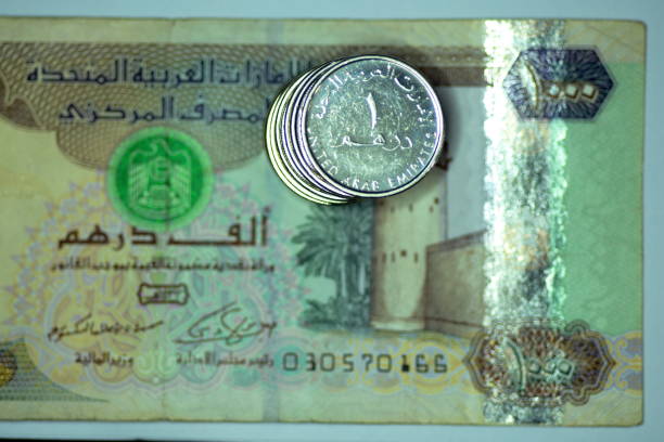istock Close up Banknote and Currency Bills and Coins 859736264