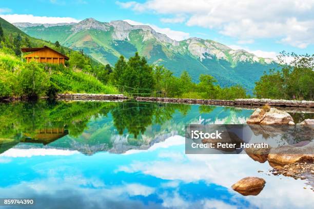 Mountain Lake In High Tatras National Park Slovakia Stock Photo - Download Image Now