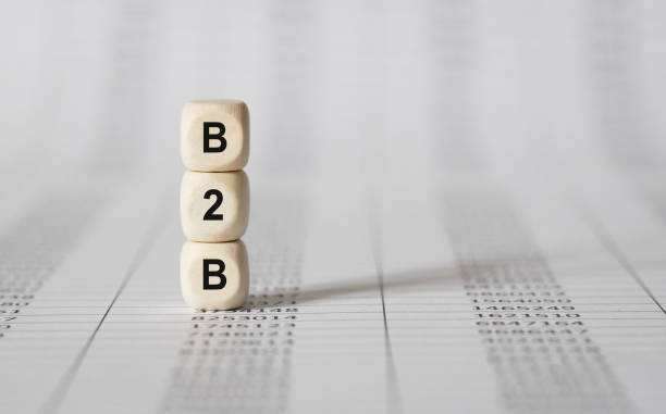 istock Word B2B made with wood building blocks 859747954