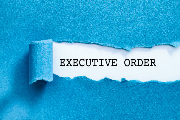 Executive order stock photo