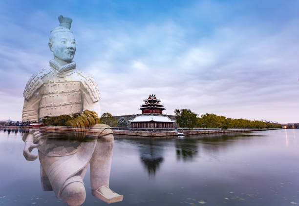 istock The Forbidden City  and warrior. 859752340