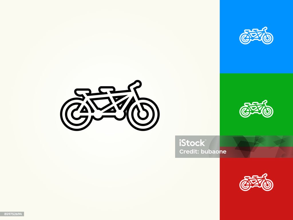 Two Seater Bicycle Black Stroke Linear Icon Two Seater Bicycle Black Stroke Linear Icon. This royalty free vector illustration is featuring a black outline linear icon on a light background. The stroke is editable and the width of the line can be easily adjusted. The icon can also be converted to have a black fill color. The download includes 3 additional versions of this icon on blue, green and red background. Bicycle stock vector Two Seater Bicycle Black Stroke Linear Icon Two Seater Bicycle Black Stroke Linear Icon. This royalty free vector illustration is featuring a black outline linear icon on a light background. The stroke is editable and the width of the line can be easily adjusted. The icon can also be converted to have a black fill color. The download includes 3 additional versions of this icon on blue, green and red background. Bicycle stock vector