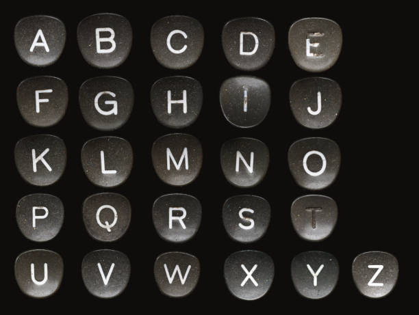 istock English alphabet on a key on a retro typewriter 859752930